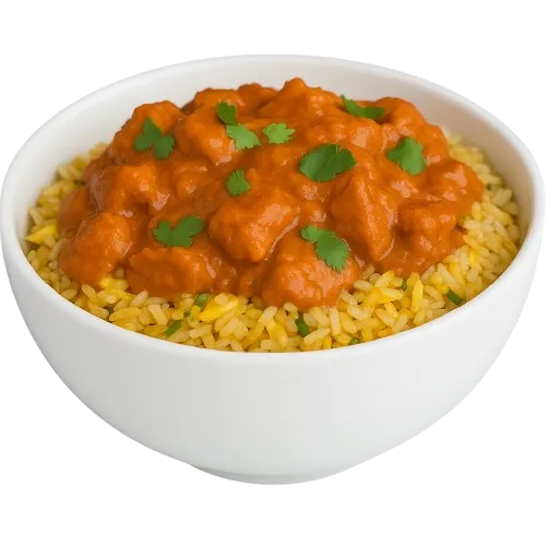 Butter Chicken Rice Bowl